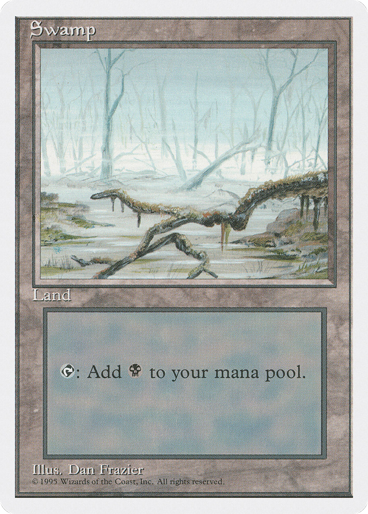 Swamp (A) (4ED-192)  - Fourth Edition
