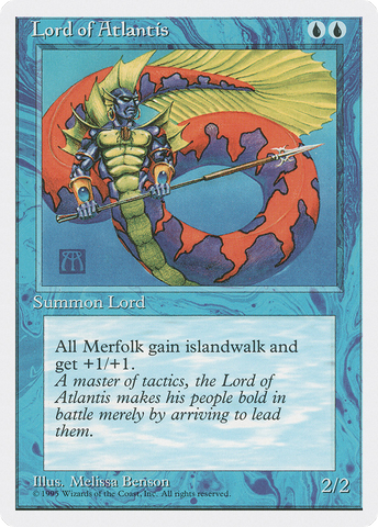 Lord of Atlantis (4ED-082)  - Fourth Edition