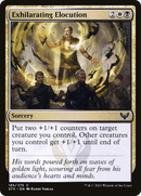 Exhilarating Elocution (STX-185)  Foil - Strixhaven: School of Mages