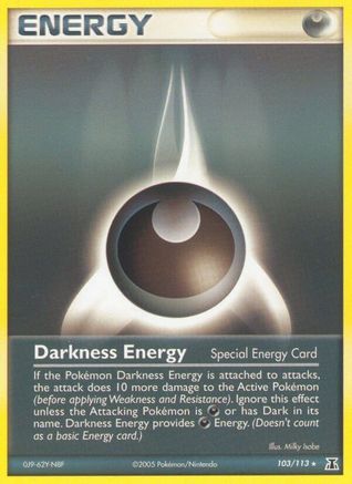 Darkness Energy (Special) 103  - Reverse Holofoil Delta Species - Rare
