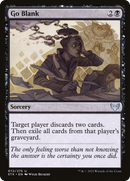 Go Blank (STX-072)  Foil - Strixhaven: School of Mages