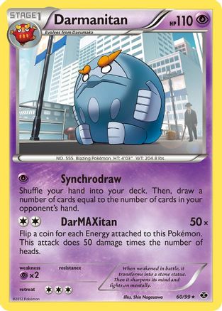 Darmanitan 060  - Reverse Holofoil Next Destinies - Rare