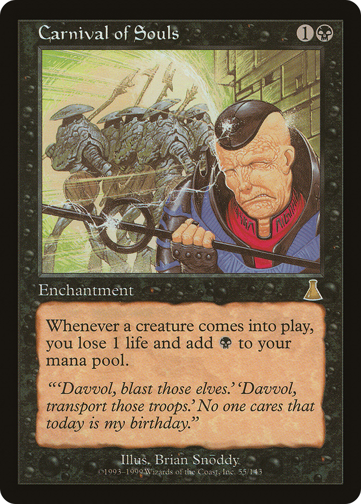 Carnival of Souls (UDS-055)  Foil - Urza's Destiny