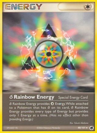 Delta Rainbow Energy 088/101  Dragon Frontiers - Uncommon
