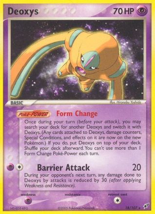 Deoxys (Defense Forme) 018  Deoxys - Rare
