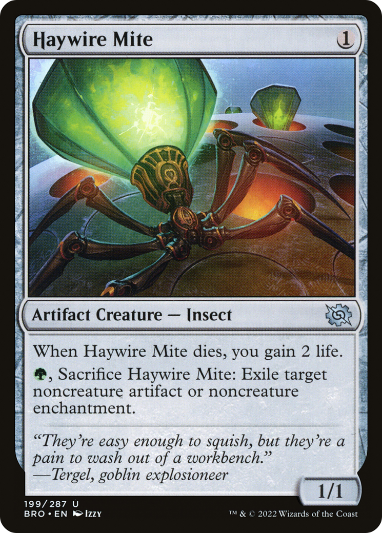 Haywire Mite (BRO-199)  Foil - The Brothers' War