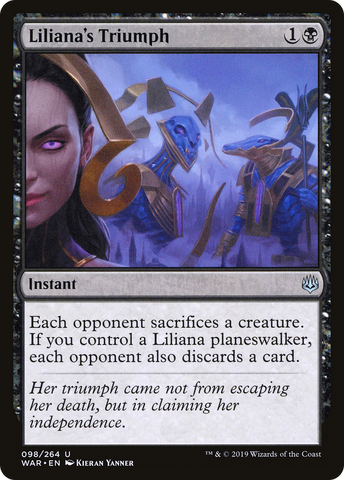 Liliana's Triumph (WAR-098)  - War of the Spark