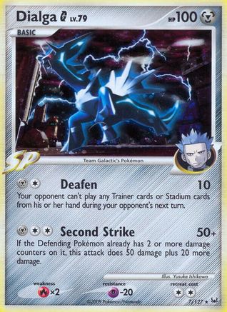 Dialga G 007  - Reverse Holofoil Platinum - Holo Rare