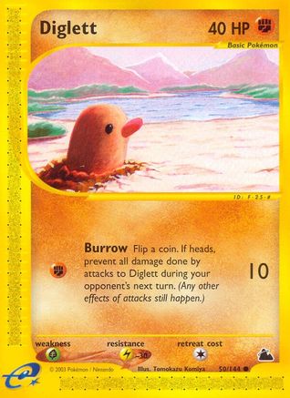 Diglett 050  Skyridge - Common
