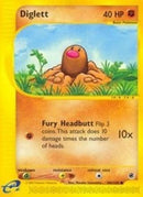 Diglett 106/165  - Reverse Holofoil Expedition - Common