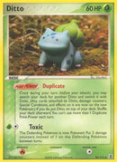 Ditto (Bulbasaur) 036/113  - Reverse Holofoil Delta Species - Uncommon