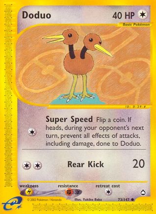Doduo 073/147  Aquapolis - Common