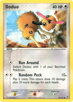 Doduo 062/112  FireRed & LeafGreen - Common