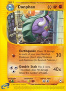 Donphan 007  Aquapolis - Rare