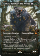Lumra, Bellow of the Woods (Borderless) (Raised Foil) (BLB-343)  Foil - Bloomburrow: (Showcase)