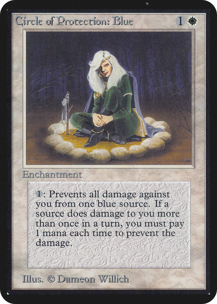 Circle of Protection: Blue (LEA-)  - Limited Edition Alpha