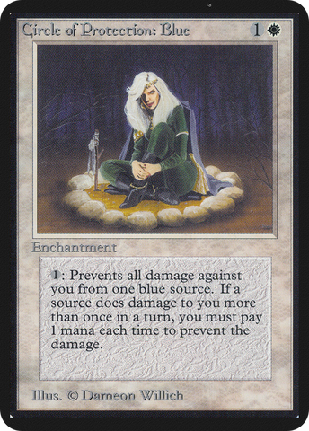 Circle of Protection: Blue (LEA-)  - Limited Edition Alpha