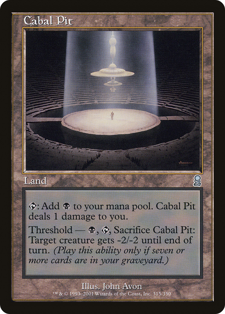 Cabal Pit (ODY-315)  Foil - Odyssey