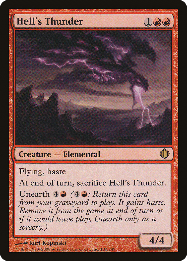 Hell's Thunder (ALA-103)  - Shards of Alara