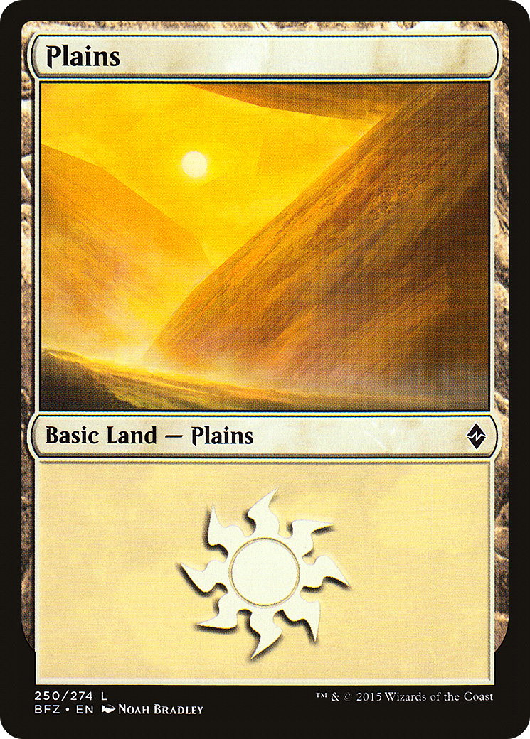 Plains (250) (BFZ-250A) - Battle for Zendikar