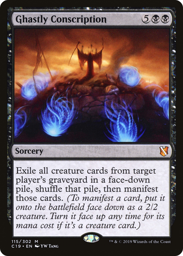Ghastly Conscription (C19-115)  - Commander 2019