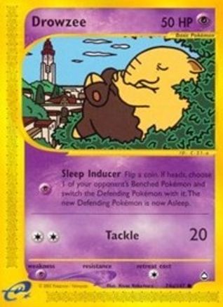 Drowzee (74b) 74b  Aquapolis - Common