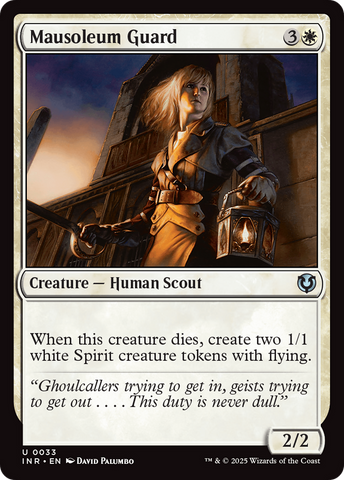Mausoleum Guard (INR-033)  Foil - Innistrad Remastered