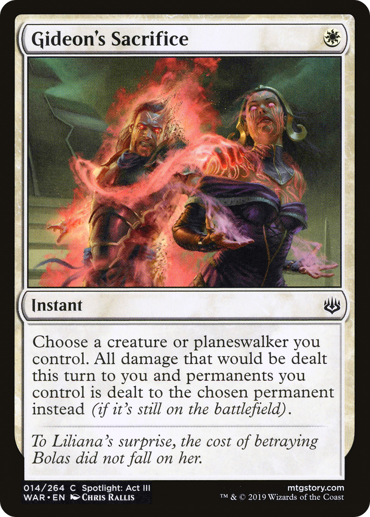 Gideon's Sacrifice (WAR-014)  - War of the Spark