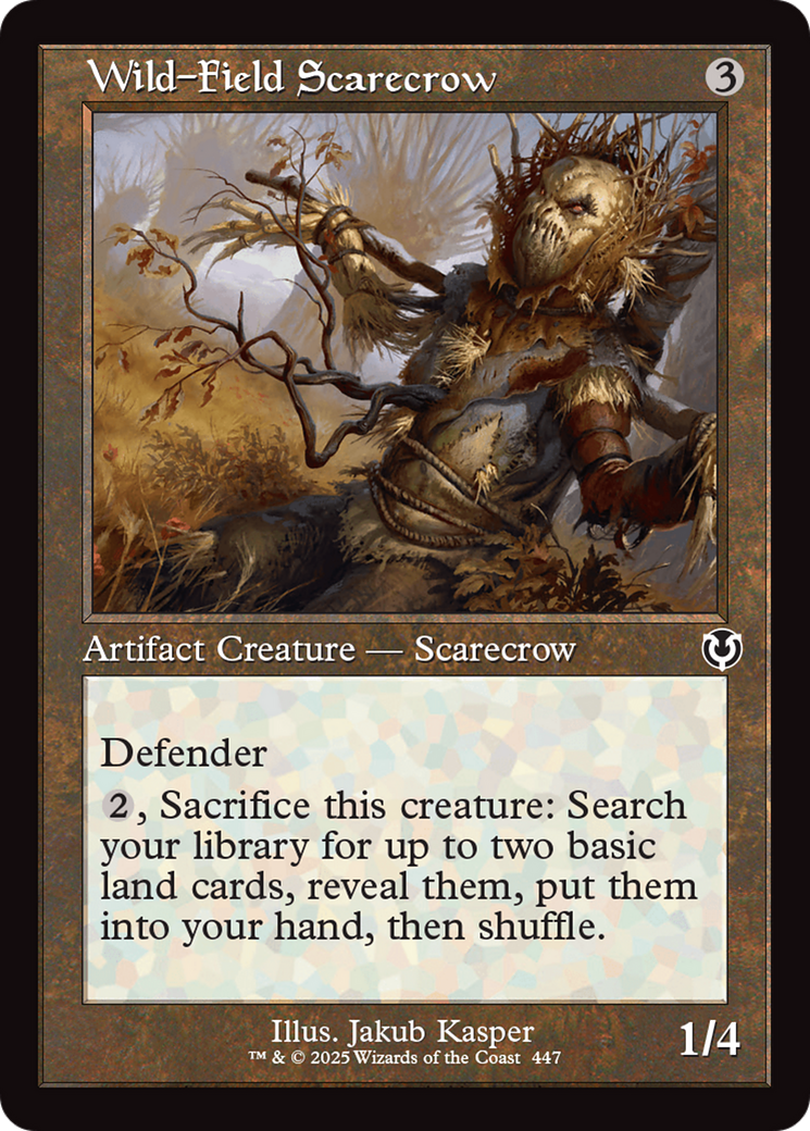 Wild-Field Scarecrow (Retro Frame) (INR-447) - Innistrad Remastered Foil