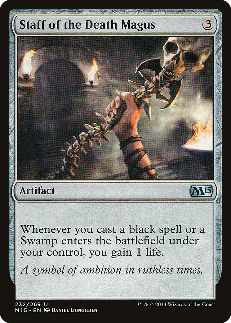 Staff of the Death Magus (M15-232)  - Magic 2015
