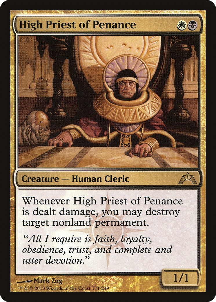 High Priest of Penance (GTC-171) - Gatecrash Foil