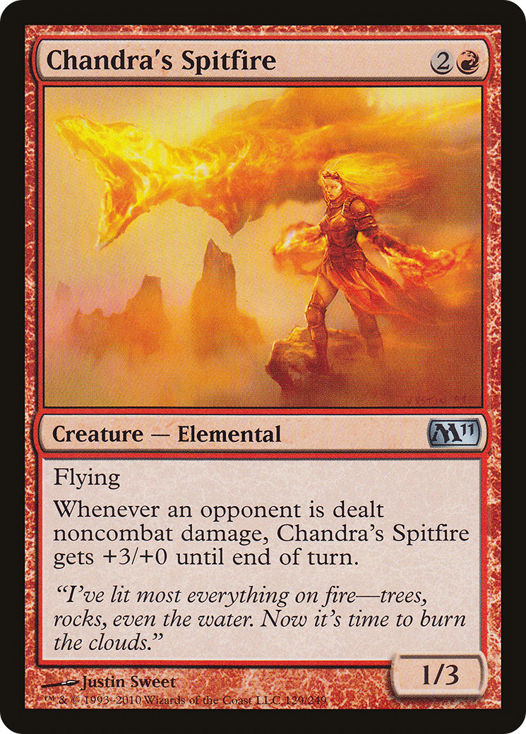 Chandra's Spitfire (M11-129)  - Magic 2011