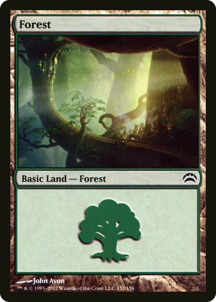 Forest (152) (PC2-152)  Foil - Planechase 2012
