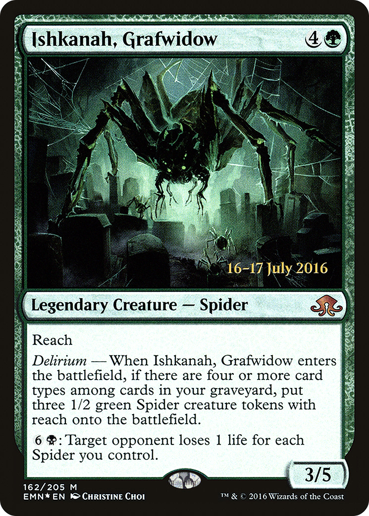 Ishkanah, Grafwidow (PRE-162) - Eldritch Moon Promos Foil