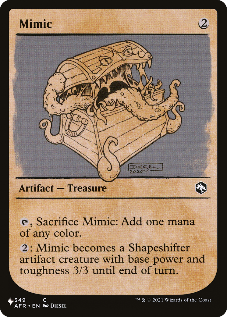 Mimic (Showcase) (LIST-AFR-349)  - The List: (Showcase)