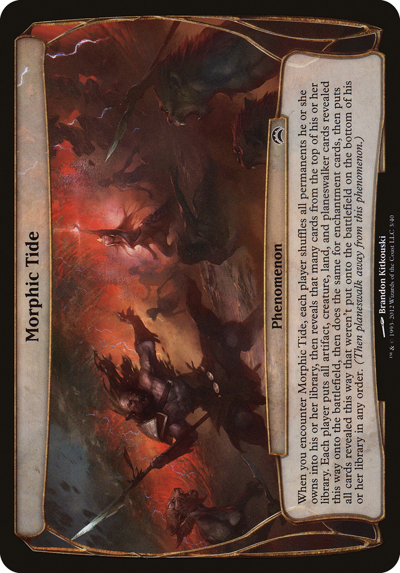Morphic Tide (Planechase 2012) (OVER-003)  Foil - Planechase 2012 Planes