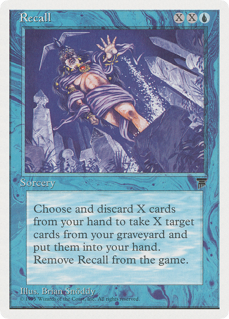 Recall (CHR-)  - Chronicles