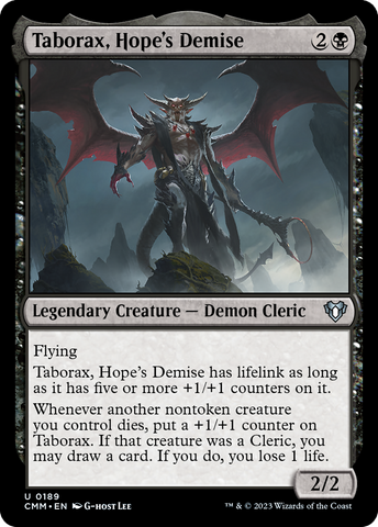 Taborax, Hope's Demise (CMM-189)  - Commander Masters