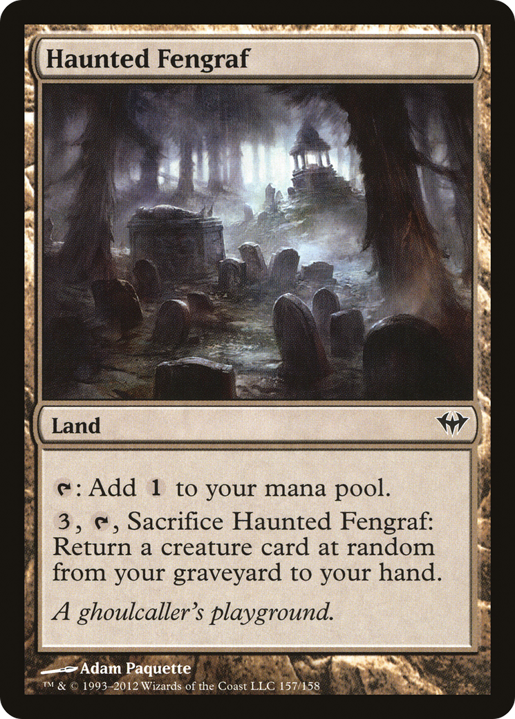 Haunted Fengraf (DKA-157)  Foil - Dark Ascension