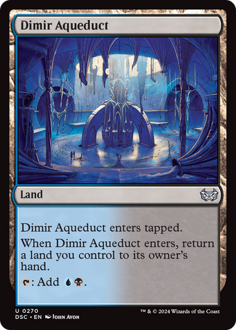 Dimir Aqueduct (DSC-270)  - Duskmourn: House of Horror Commander