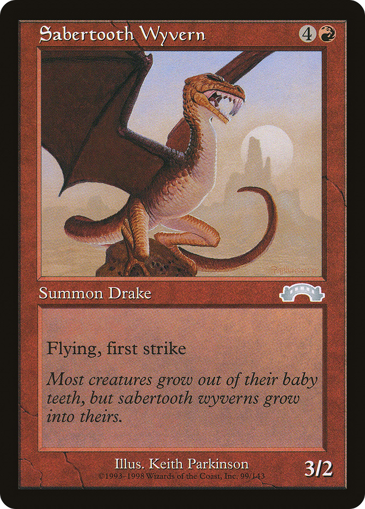 Sabertooth Wyvern (EXO-099)  - Exodus