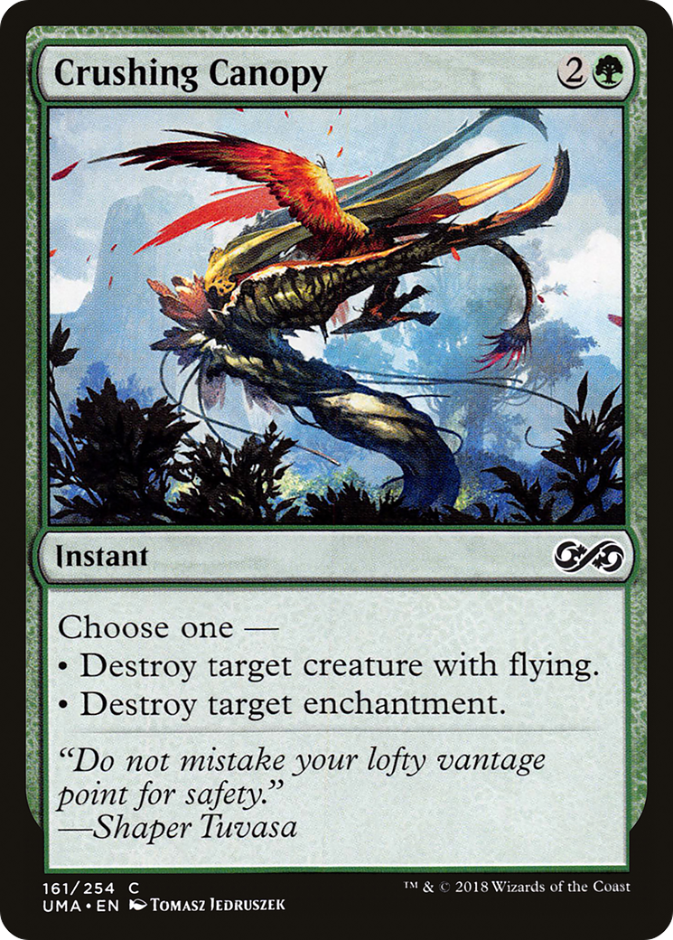Crushing Canopy (UMA-161)  Foil - Ultimate Masters
