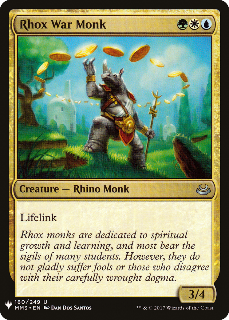 Rhox War Monk (LIST-180)  - The List