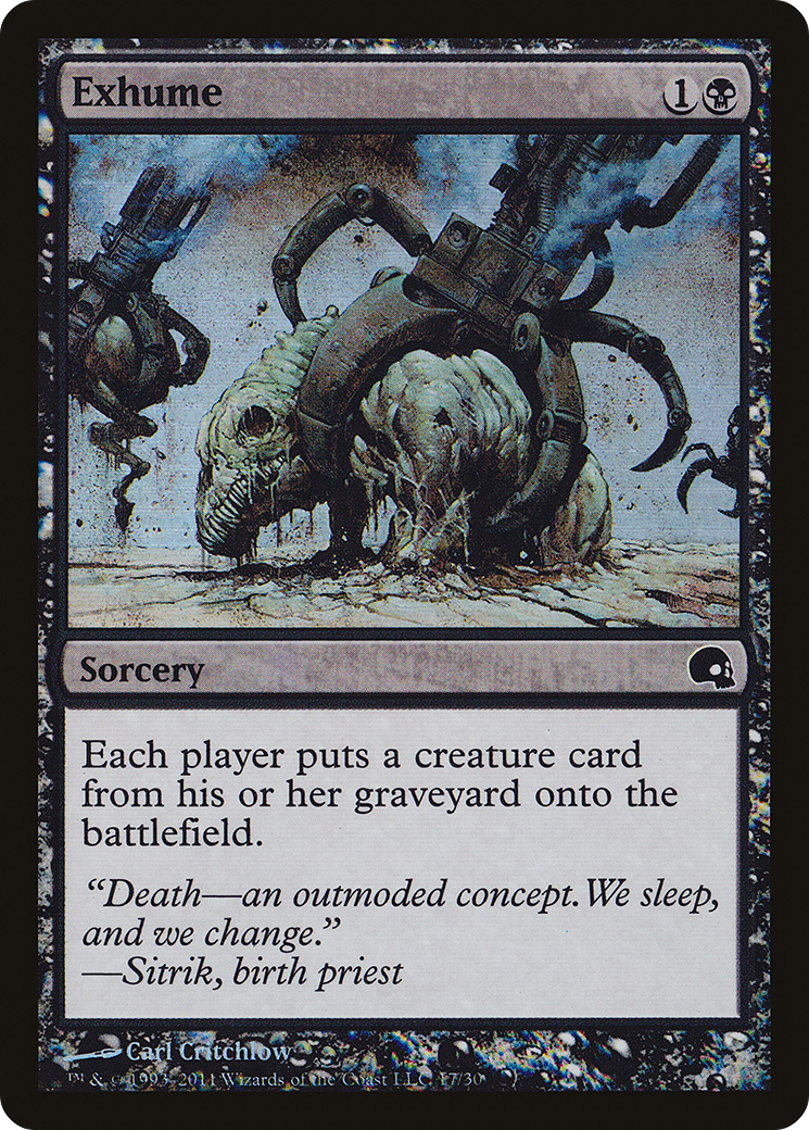 Exhume (GRV-017)  Foil - Premium Deck Series: Graveborn