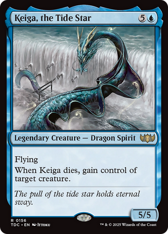 Keiga, the Tide Star (TDC-156) - Commander: Tarkir: Dragonstorm