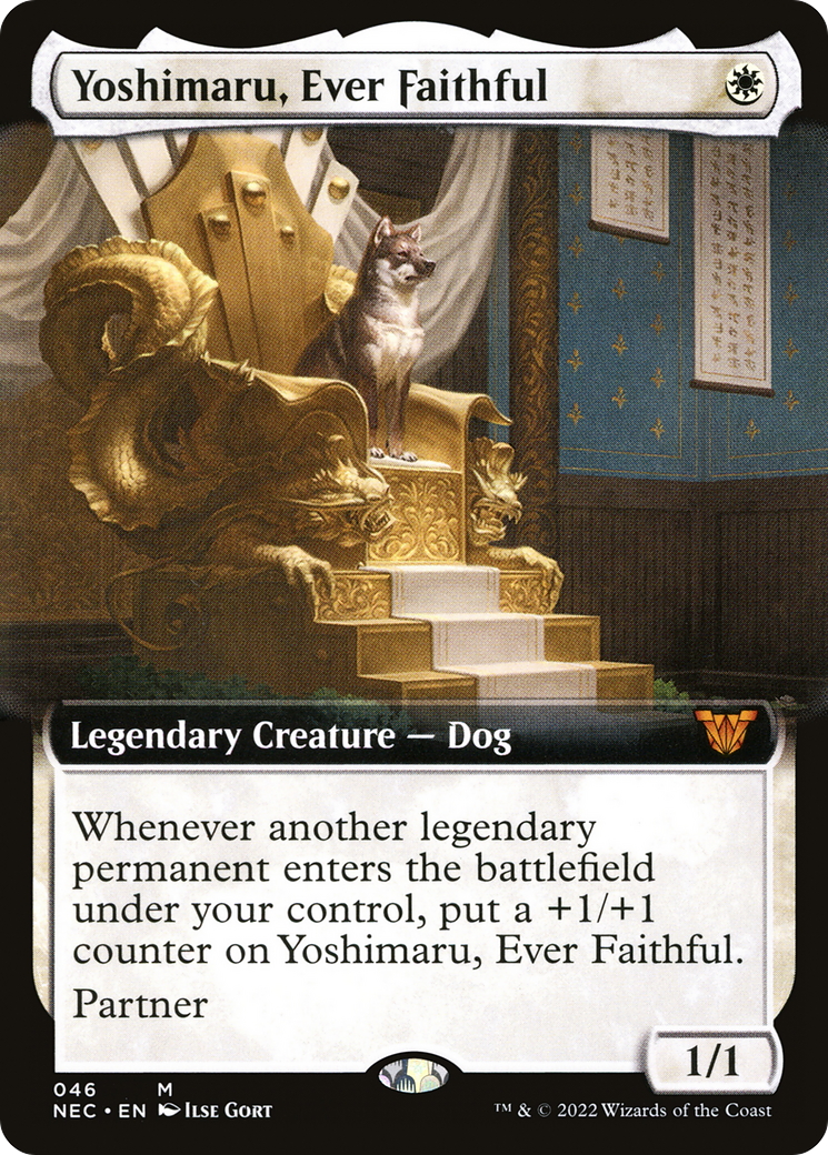 Yoshimaru, Ever Faithful (Extended Art) (NEC-046)  - Neon Dynasty Commander: (Extended Art)