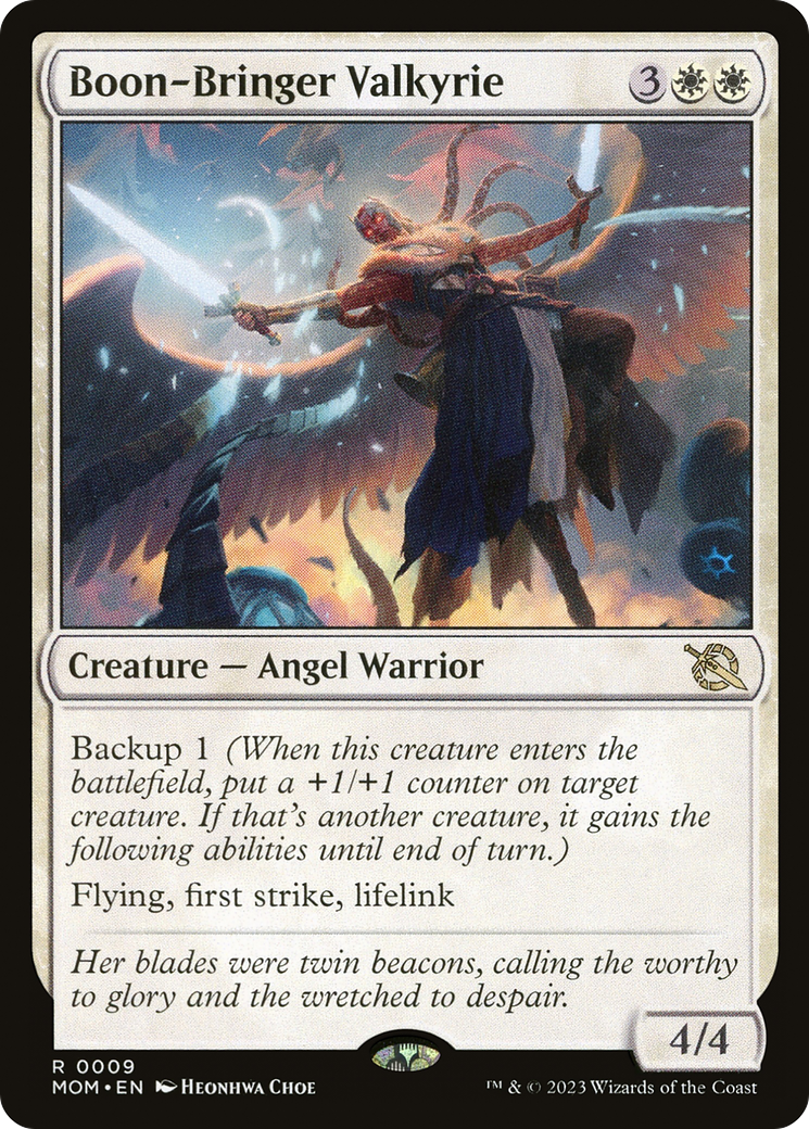Boon-Bringer Valkyrie (MOM-009)  Foil - March of the Machine