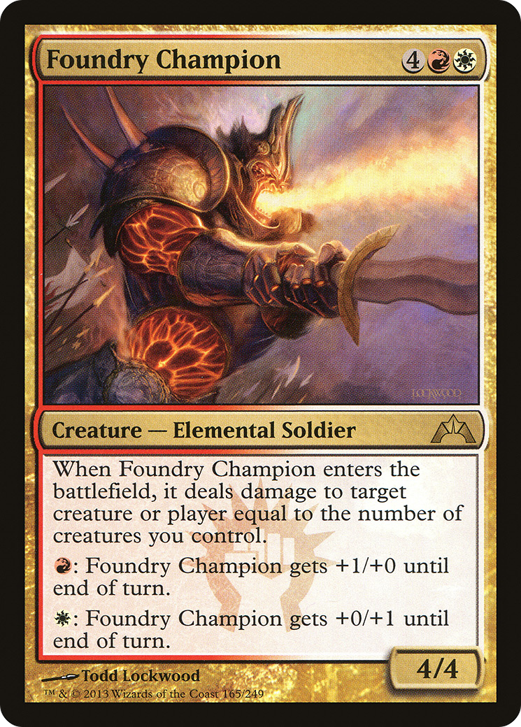 Foundry Champion (GTC-165)  Foil - Gatecrash