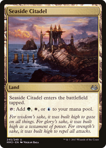 Seaside Citadel (MM3-245)  Foil - Modern Masters 2017