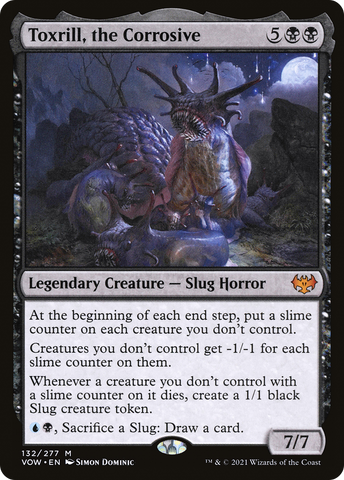 Toxrill, the Corrosive (VOW-132)  Foil - Innistrad: Crimson Vow
